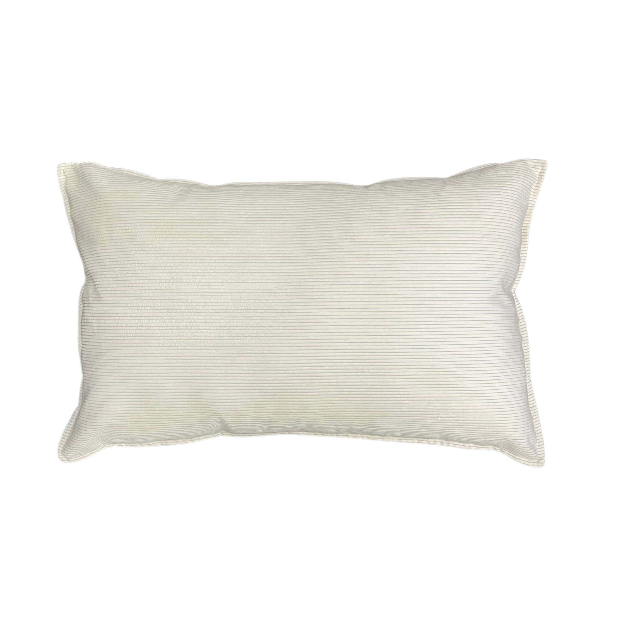 Kussen Ribcord Fluweel Offwhite 43x70 cm