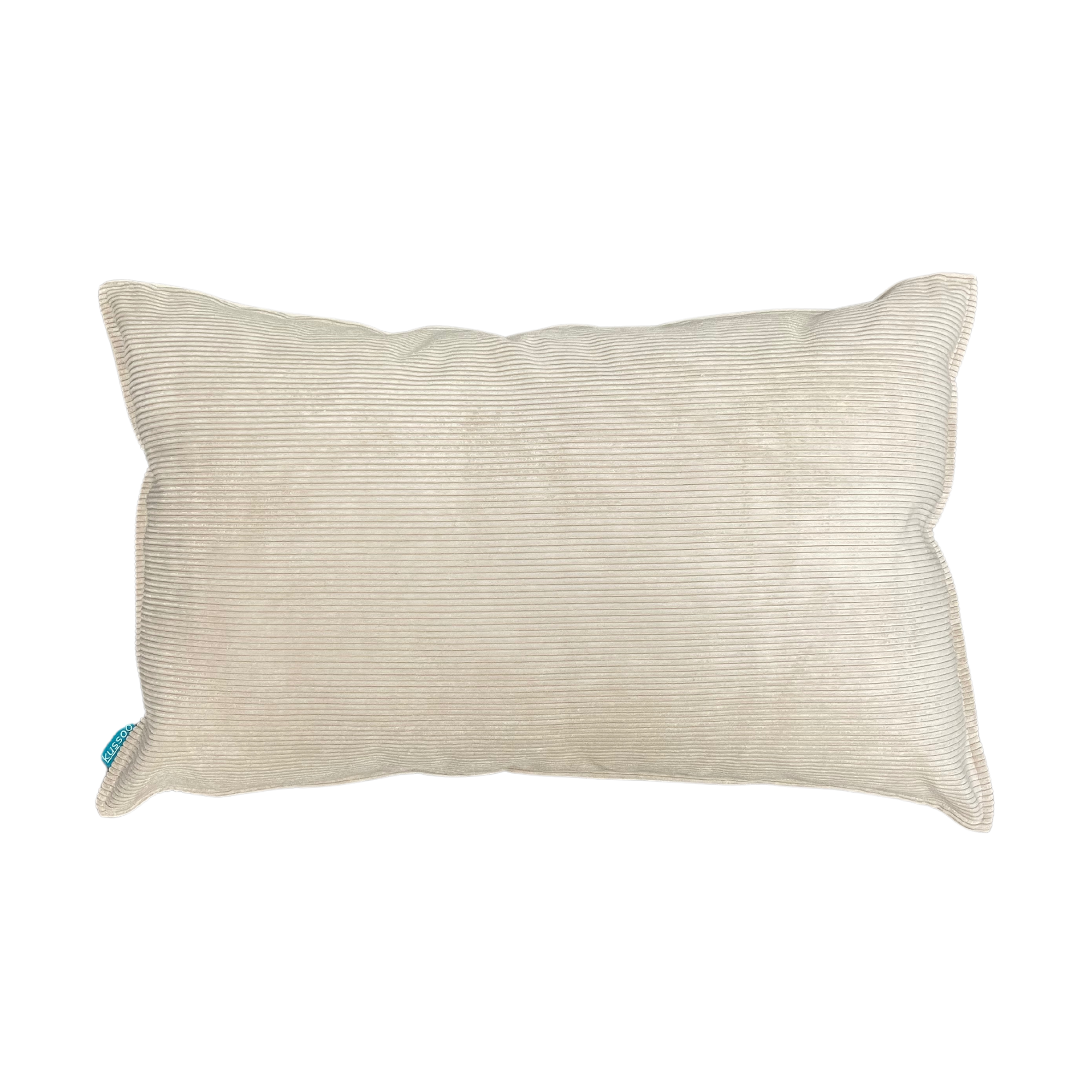 Kussen Ribcord Fluweel beige 43x70 cm