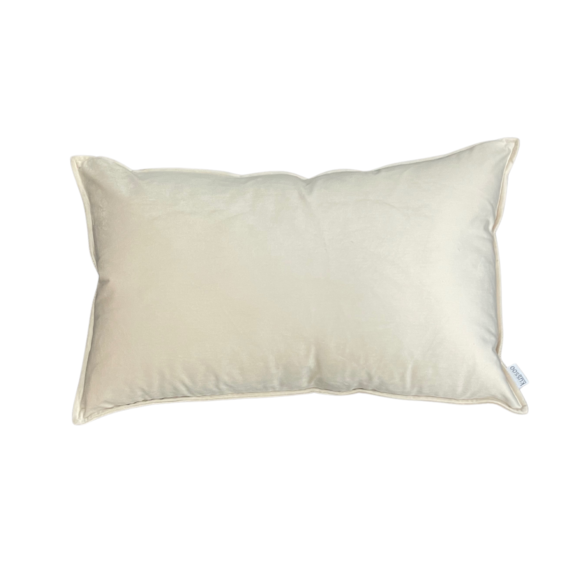 Kussen Ribcord Fluweel beige 43x70 cm