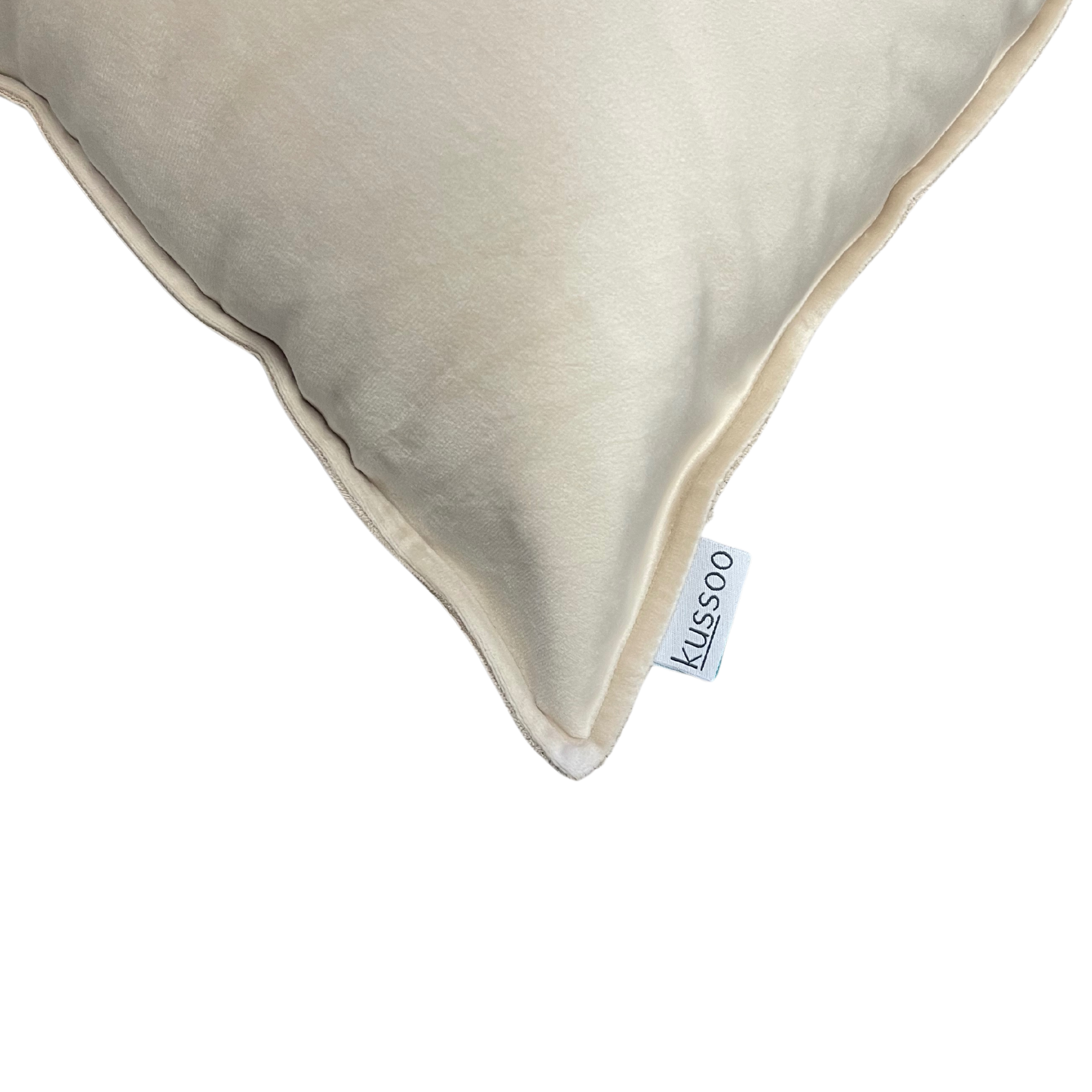 Kussen Ribcord Fluweel beige 43x70 cm