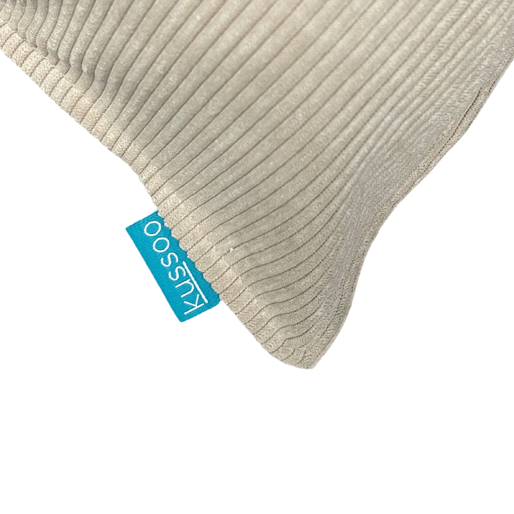 Kussen Ribcord Fluweel beige 43x70 cm