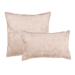 Set Sierkussen Lecce lichtroze | 50x50 & 30x50 cm | 2 stuks