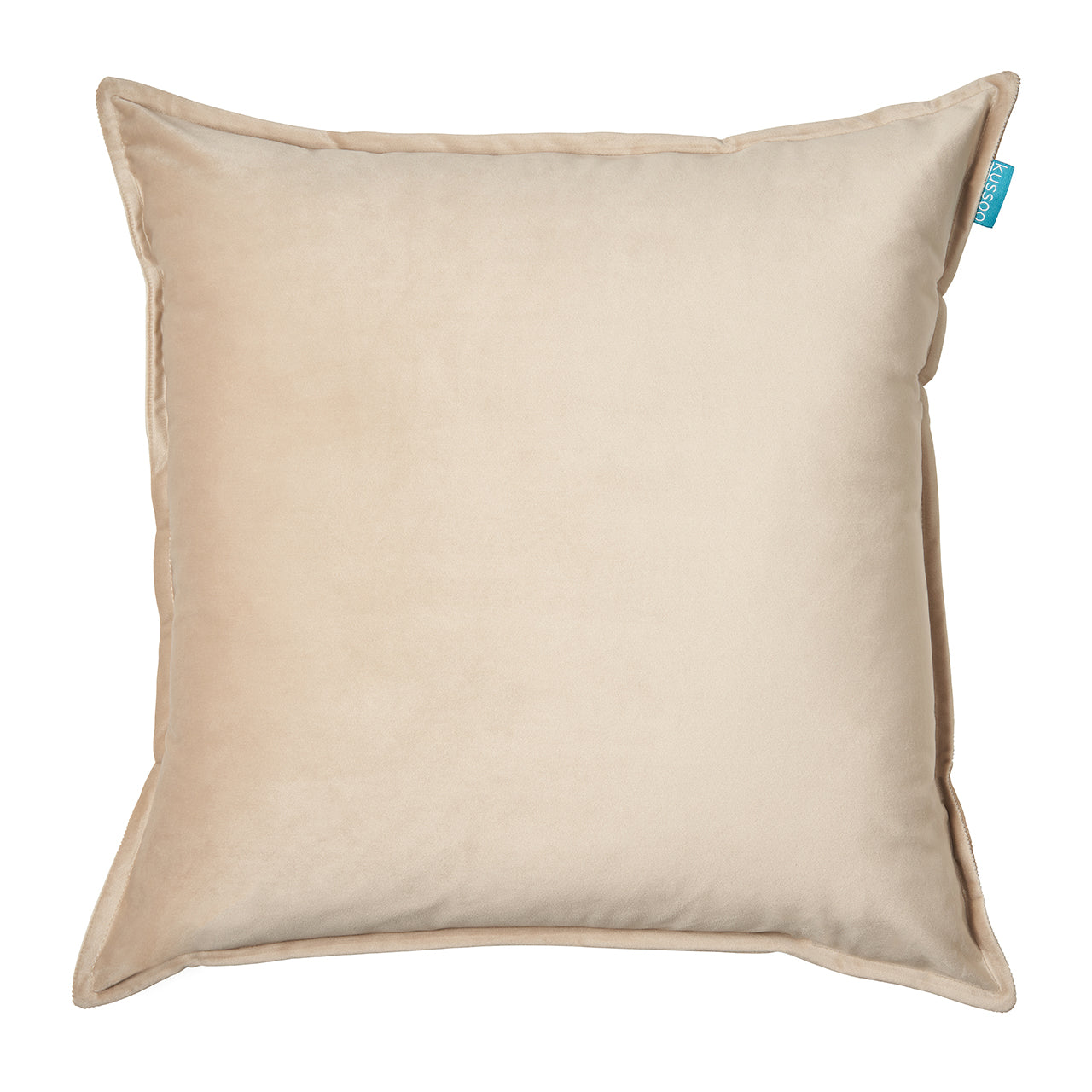 Fluweel-uni-beige-50x50-cm