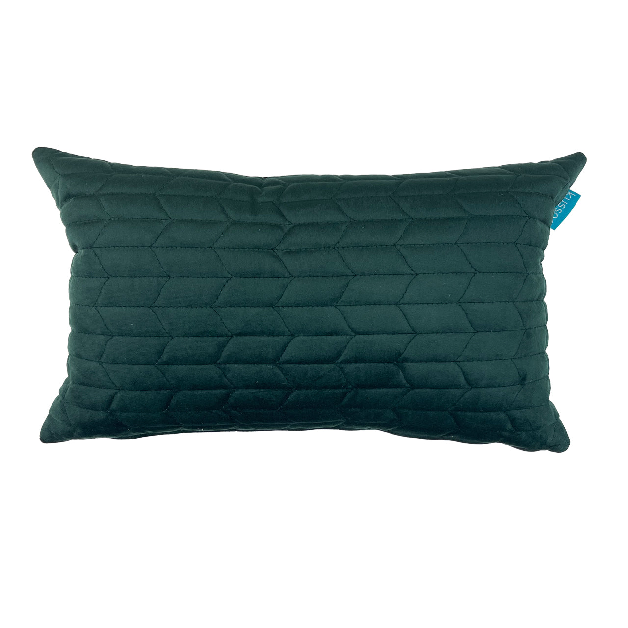 Kussen-Fluweel-Arrow-Bosgroen-30x50-cm