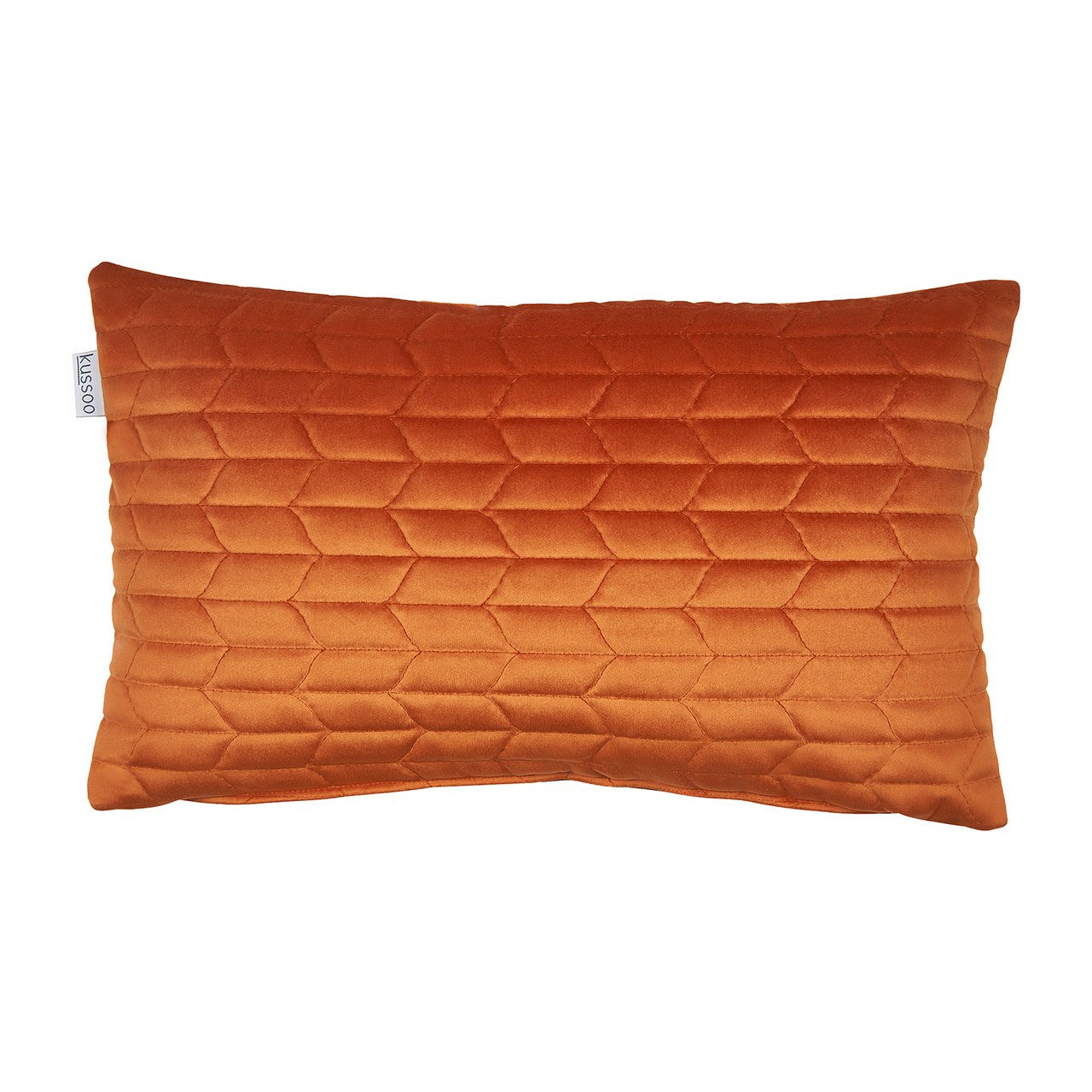 Kussen-fluweel-arrow-oranje-30x50-cm