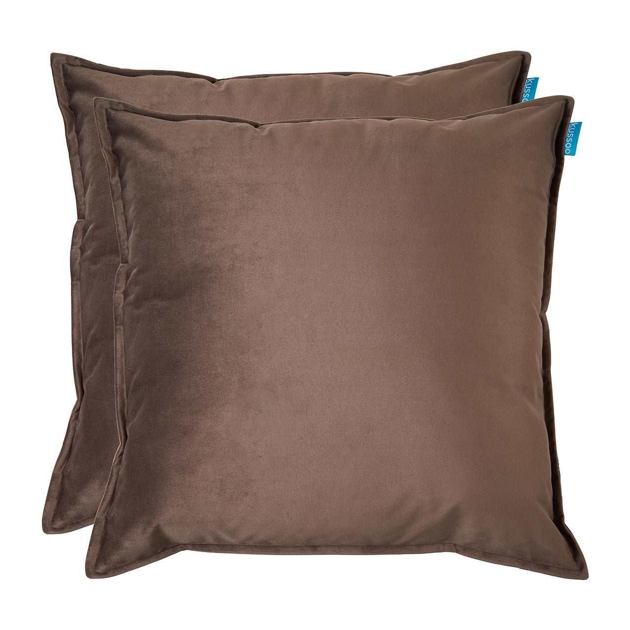 Kussen-fluweel-bruin-50x50-cm-set-van-2