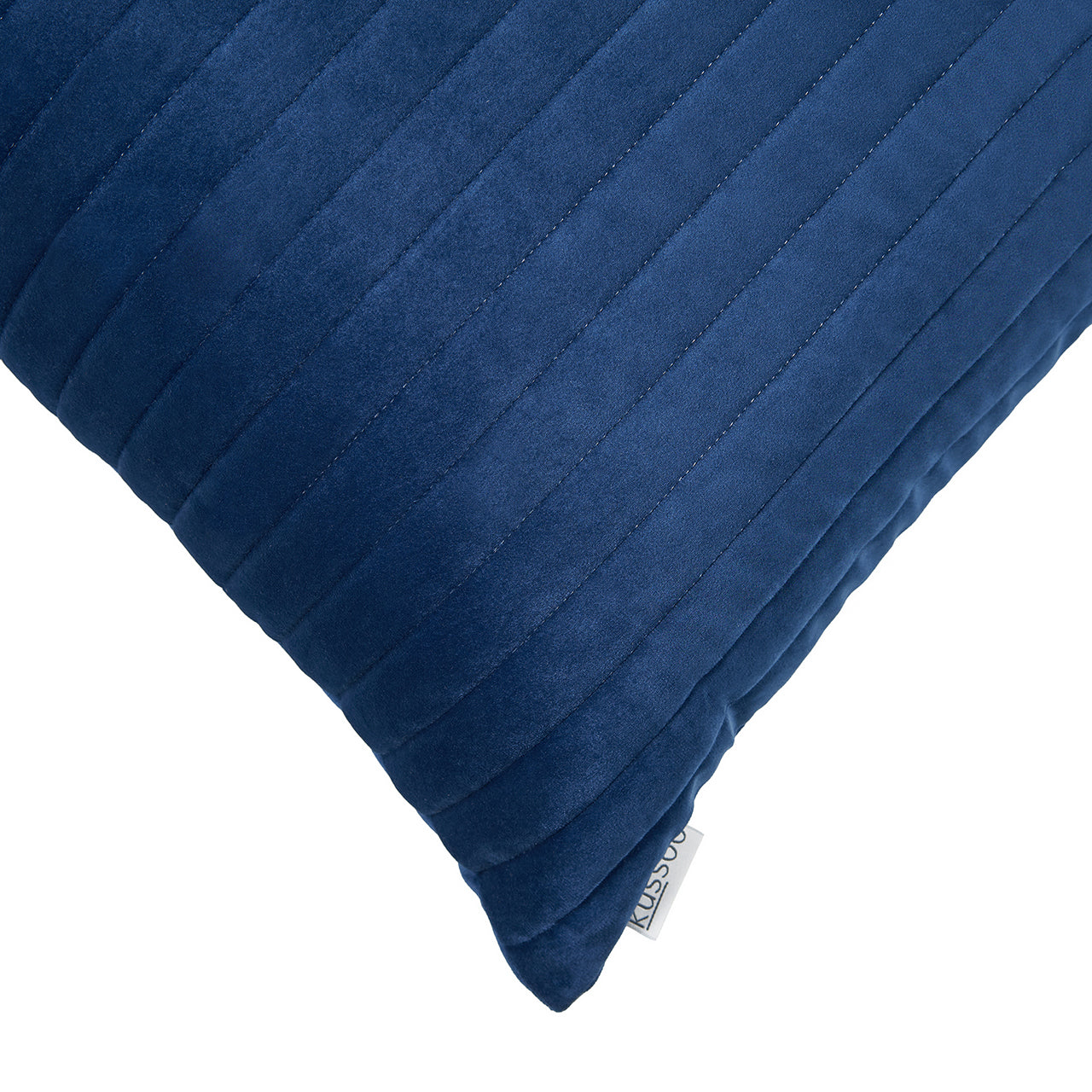 Kussen-fluweel-indigo-blauw-streep-detail