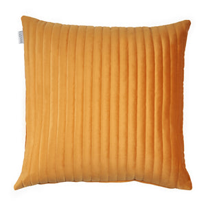 Kussen-fluweel-streep-okergeel-50x50-cm
