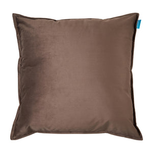 Kussen-fluweel-uni-bruin-50x50-cm
