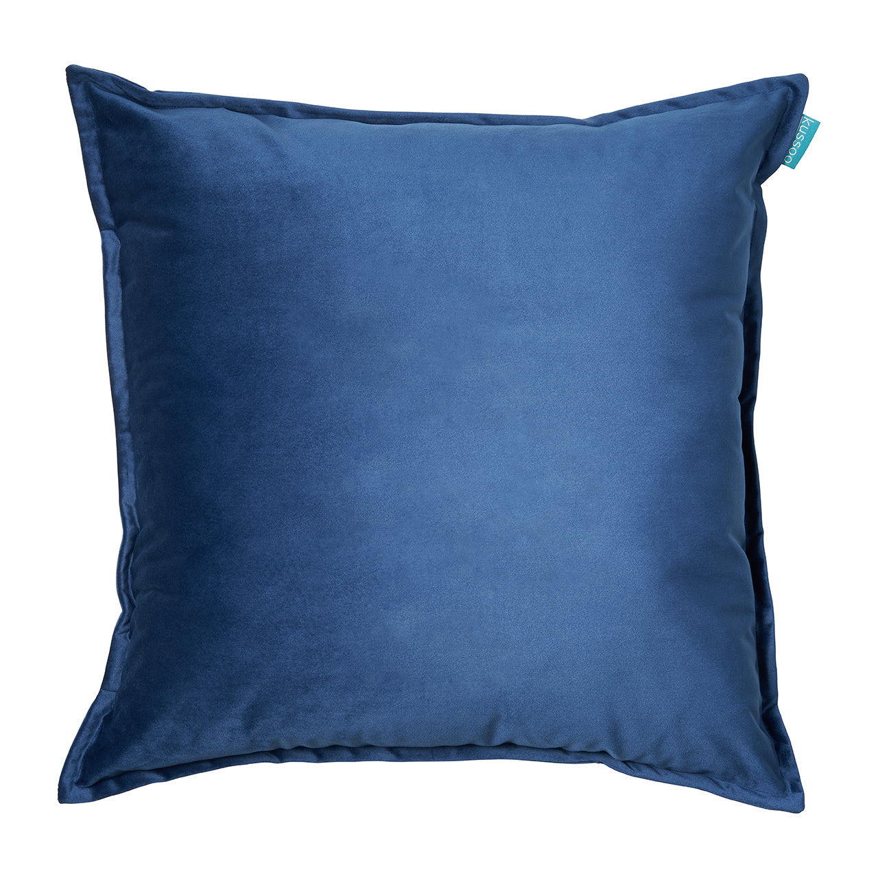 Kussen Fluweel uni indigo blauw 50x50 cm