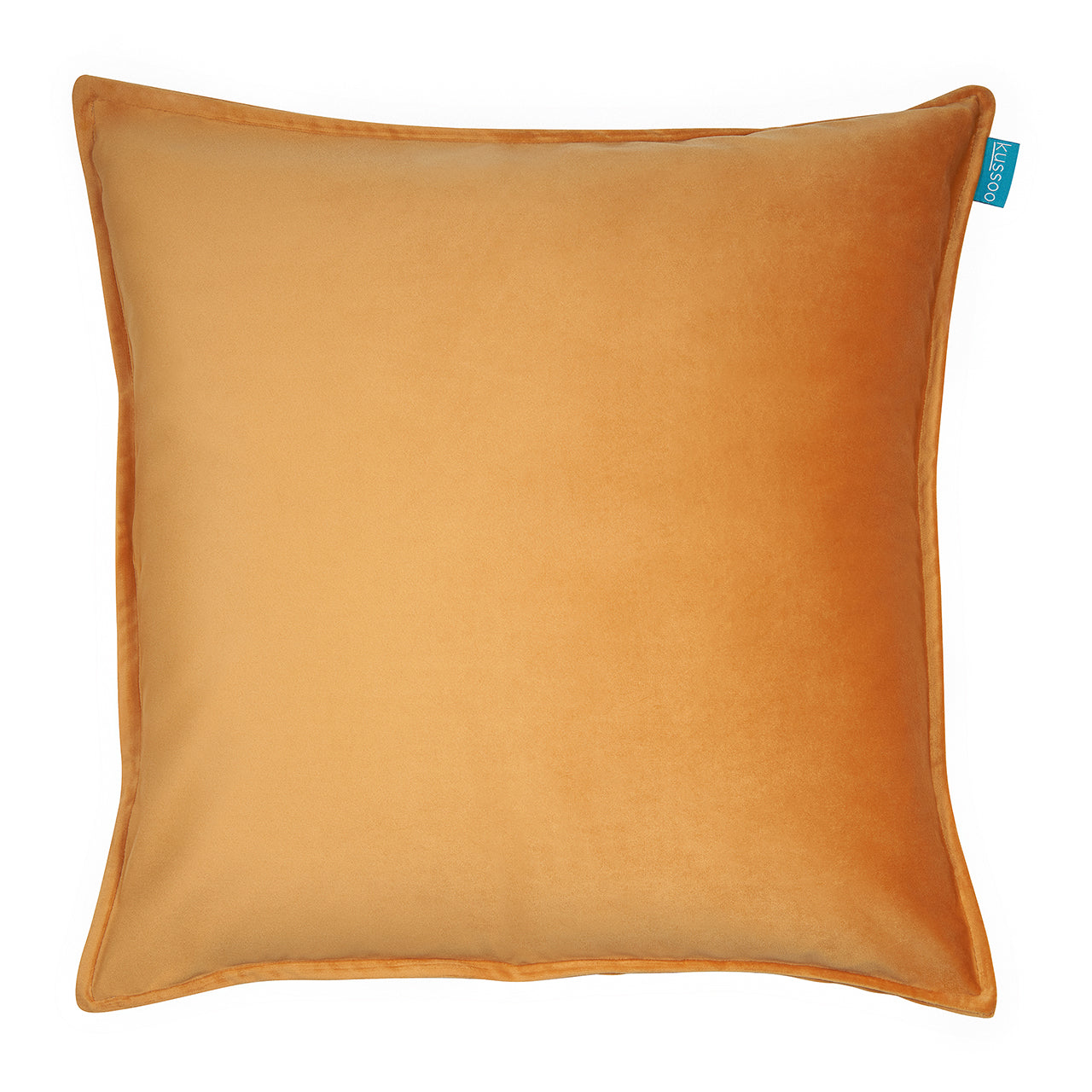 Kussen-fluweel-uni-okergeel-50x50-cm