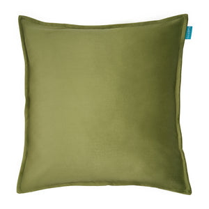 Kussen-fluweel-uni-olijfgroen-50x50-cm