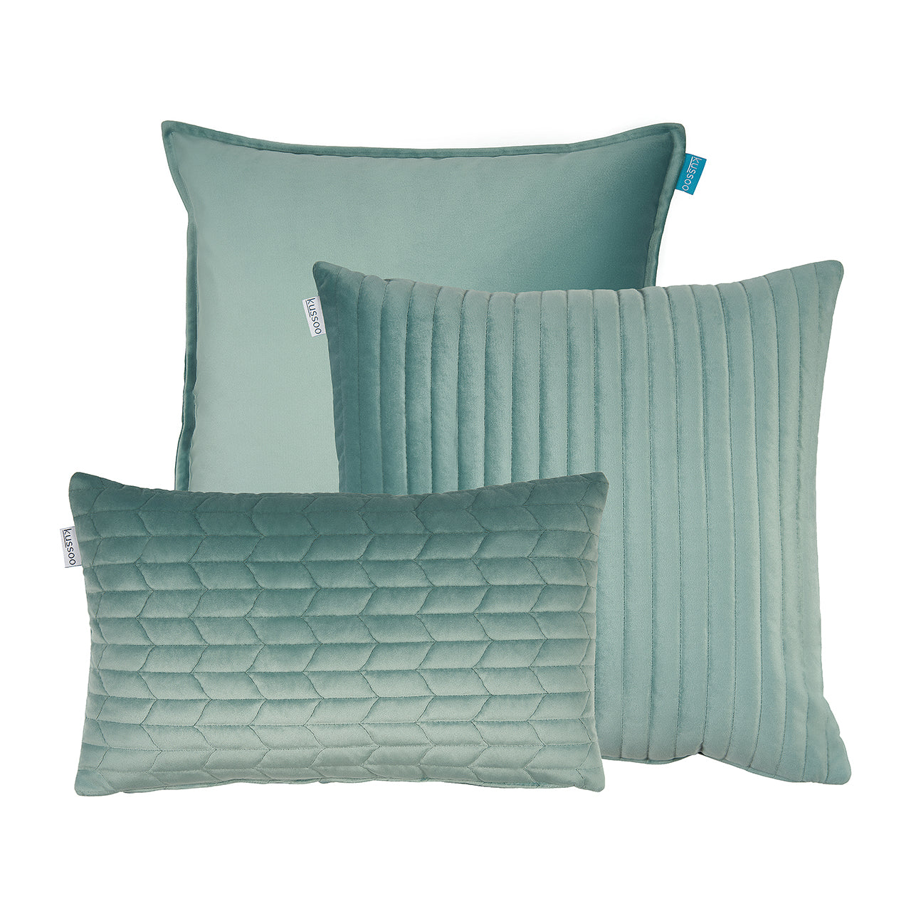 Kussenset-fluweel-mint-set-van-3-sierkussens