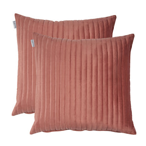 Kussenset-fluweel-roze-streep-50x50-cm