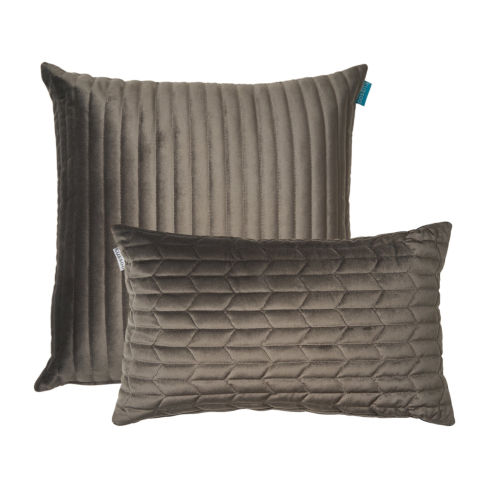 Kussenset-fluweel-warm-grijs-streep-en-30x50-cm