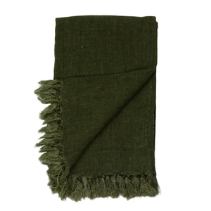Plaid Linnen groen 130x170 cm