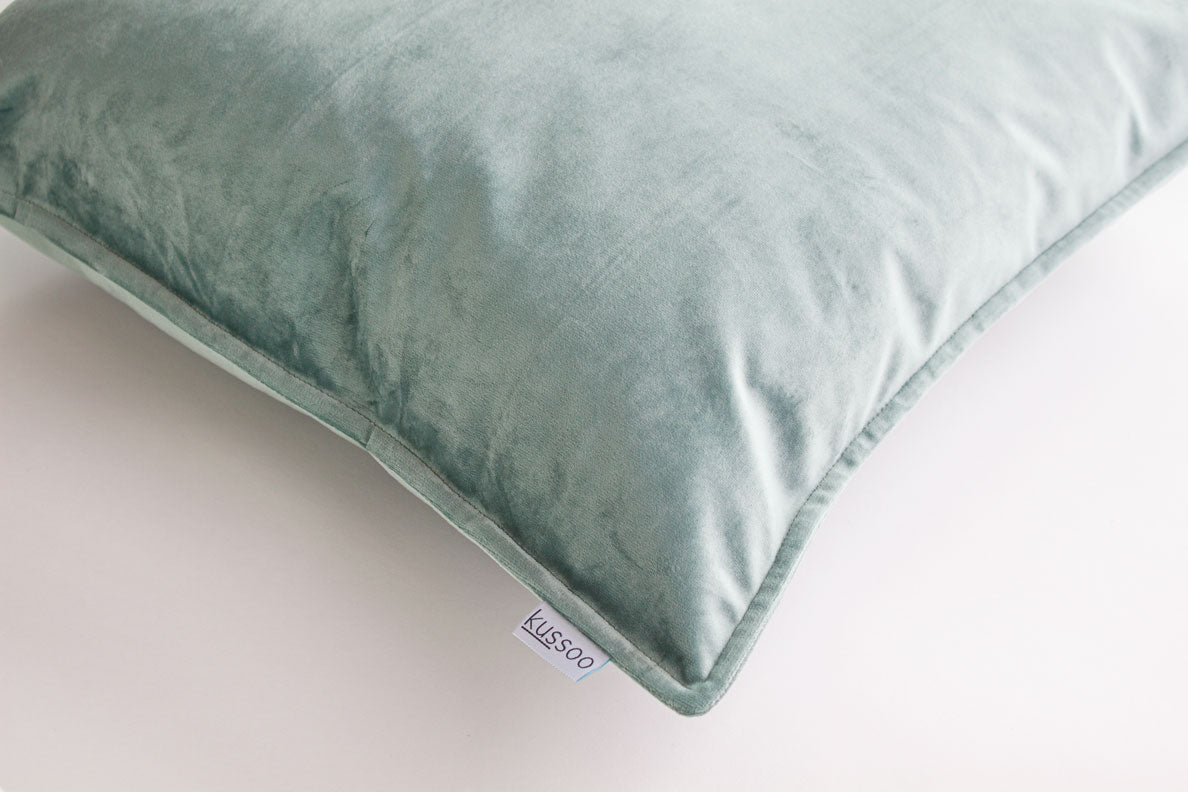 Sierkussen-fluweel-Mint-40x60-detail-van-de-stof